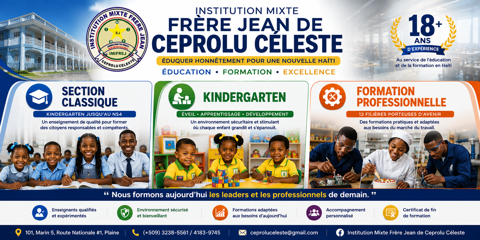 Institution Mixte Frère Jean de CEPROLU Céleste
